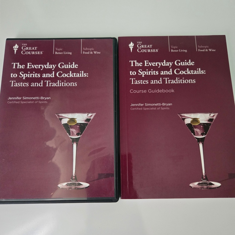 The Great Courses Everyday Guide to Spirits and Cocktails DVD Guidebook 9144